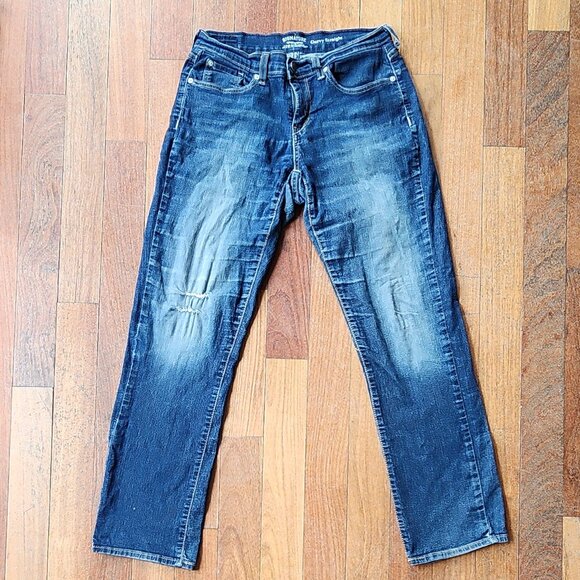 Signature by Levi Strauss Faded Wash Curvy Straight Jeans Size W29 L32 - Picture 1 of 16
